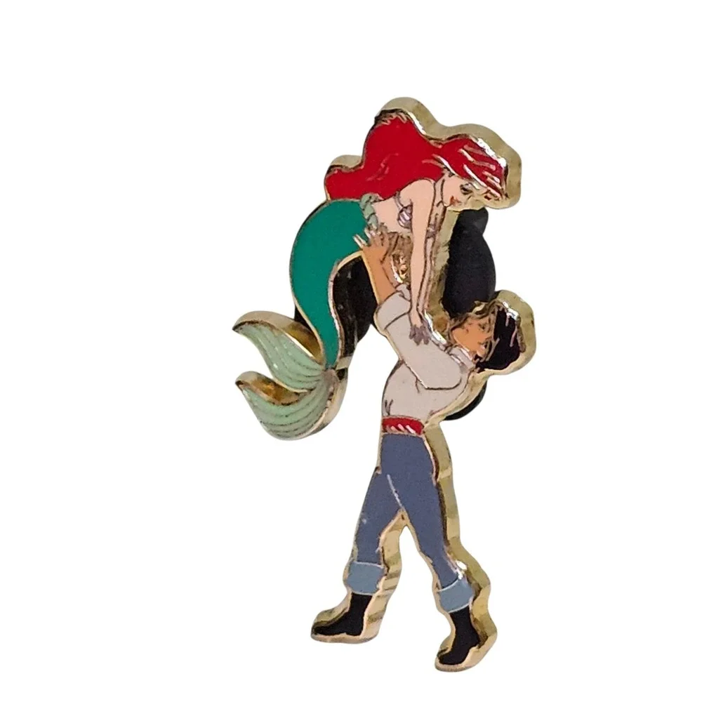 Disney Pin The Little Mermaid Ariel and Prince Eric Dancing Disneyland‎ 41718